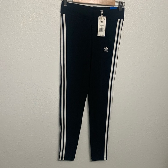 Adidas 3 Stripe Tight Size Medium - Picture 1 of 4